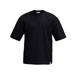 تیشرت سوپر پنبه یقه گرد مشکی بیسیک 2XL