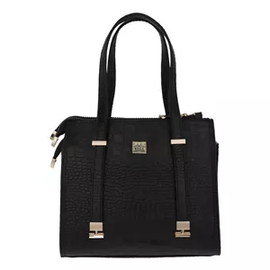 کیف دستی زنانه رویال چرم W109.1 مشکی
