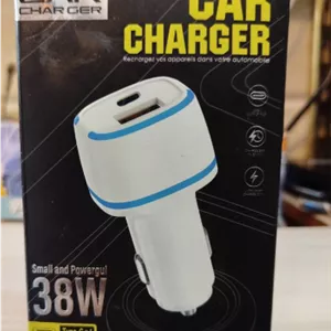 شارژ فندکی 38wتایپ سی و USB
