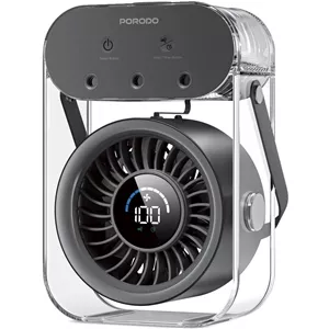 پنکه رومیزی پرودو Porodo Lifestyle Chillo Aqua PDLFSTZH26BK