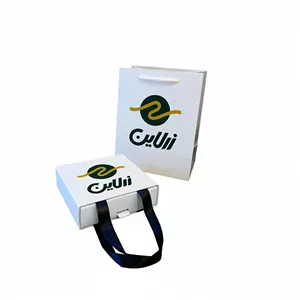 گوشواره طلا مدل نگین دار مستطیل کد EA01-000830001 وزن 1.6 
