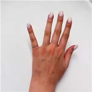 انگشتر طلا مدل امگا کد RN01-003195301 سایز 53 وزن 1.12 گرم