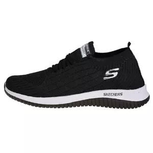 کفش پیاده روی مشکی اسکیچرز بافت skechers 42