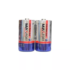 باتری غیر شارژی سایز C معمولی دوتایی 1.5 ولت MAX FORT