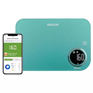 ترازو آشپزخانه دیجیتال سنکور مدل SKS 7071GR حداکثر ظرفیت قابل اندازه‌گیری 5 کیلوگرم با دقت اندازه‌گیری 1 گرم