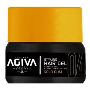 ژل مو آگیوا 04 مدل گلد گام GOLD Gum حالت دهنده فوق قوی حجم 700 میل