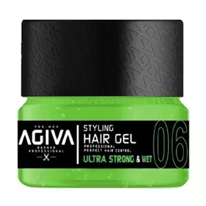 ژل موی خیس آگیوا 06 مدل ultra strong & wet با حالت دهی بالا حجم 700 میل