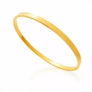 النگو آینه ای طلا ۱۸ عیار متوسط سایز ۱ وزن 3.1 گرم