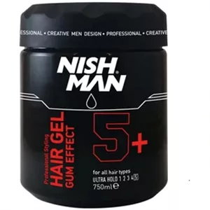 ژل مو خیس نیشمن Nishman مدل GUM EFFECT  5 حجم 750 میلی لیتر