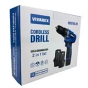 دریل شارژی ویوارکس مدل VR1215V ظرفیت 12 ولت با 2 باتری