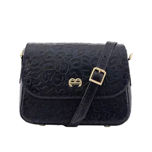کیف کراس بادی زنانه مدل فرشته کد B214 جگوار زغال سنگی سبز کبریتی تیره