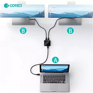 سوئیچ 1 به 2 HDMI کوتتسی مدل OF-037