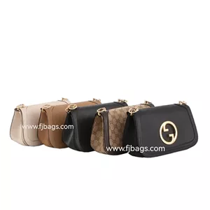 کیف دخترانه مدل هلین d113 مشگی چرم طرح گوچی