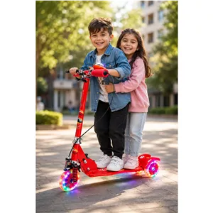 اسکوتر مدل آپشنال چراغدار کد SC_120 مشکی
