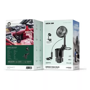 جالیوانی دوکاره‌ به همراه پنکه خودرو گرین Green Lion Drive Fan Duo