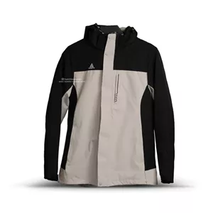 کاپشن دوپوش مردانه هامتو humtto 26C960A-2 مشکی سفید 5XL