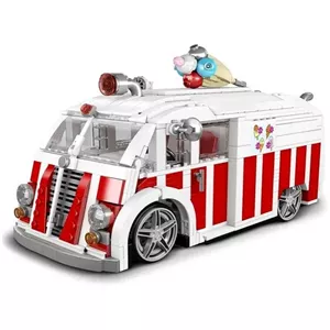 لگو ساختنی مولدکینگ 1078 قطعه آیتم 10039 ماشین بستنی Ice Cream Truck