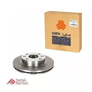 دیسک ترمز چرخ جلو شرکتی سایپا یدک کد 801146 مناسب برای تیبا 2