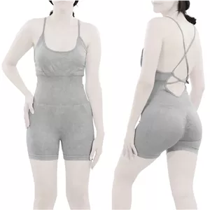 اورال سرهمی سیملس کوتاه ورزشی زنانه مدل UA54 خاکی L-XL