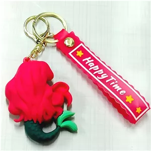 جاکلیدی سیلیکونی مدل پری دریایی