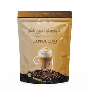 کاپوچینو کلاسیک بدون شکر و شیرین شده با استویا پپتینا پاکت 20 ساشه ای