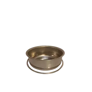 ظرف استیل سایز کوچک و کم عمق مخصوص پرنده(ارسال طرح و رنگ به صورت رندوم)