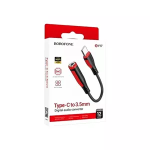 تبدیل مادگی AUX به Type-C بروفون مدل BV17 طول 12cm