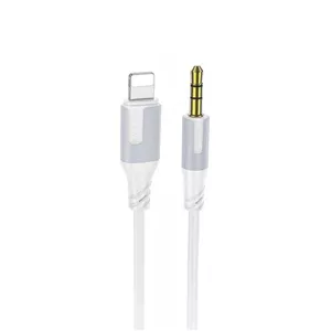 کابل تبدیل لایتنینگ به جک 3.5mm بروفون مدل BL19 طول 1 متر