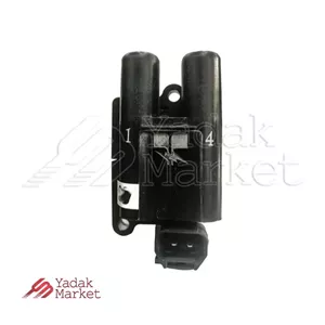 کویل 1 و 4 سوکت مشکی شرکتی سایپا یدک کد 100267 مناسب برای کوییک
