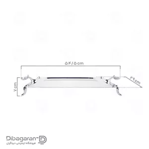سینی استیل سافینوکس مدل فلیم مستطیل کد 510