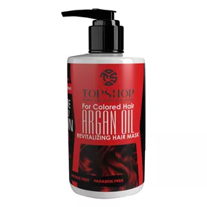 ماسک مو با آبکشی تاپ شاپ مو رنگ شده آرگان 250ml