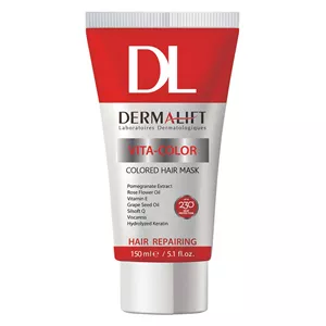 ماسک موهای رنگ شده ویتا کالر 150ml برند درمالیفت