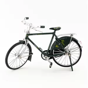 دوچرخه مینیاتوری فلزی با طراحی کلاسیک وینتیج