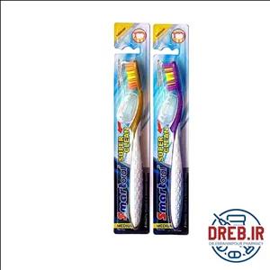 مسواک اسمارت اورال مدل سوپر کلین با برس متوسط _ Smart Oral Toothbrush Super Clean Model Medium 