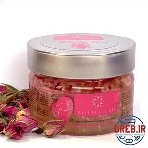 ماسک ژله ای گل رز پلریه صورتی _ Poloriyeh Face Soothing Mask