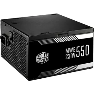 منبع تغذیه کامپیوتر کولرمستر MWE 550 80 Plus White توان 550 وات