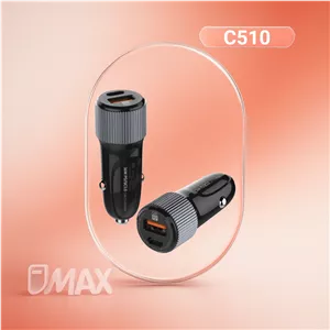 شارژر فندکی 36 وات الدینیو مدل C510 به همراه کابل USB-C