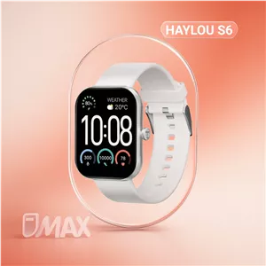 ساعت هوشمند هایلو Haylou S6  نمایشگر ۲.۰۱ اینچ مکالمه بلوتوثی پایش سلامت ضدآب IP68 و باتری ۲۰ روزه