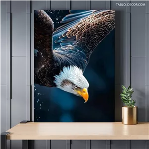 تابلو عقاب در حال پرواز Eagle in flight