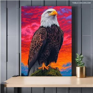 تابلو دکوراتیو عقاب شگفت انگیز Amazing eagle