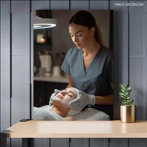 تابلو مدرن کلینیک حرفه ای پوست Professional skin clinic