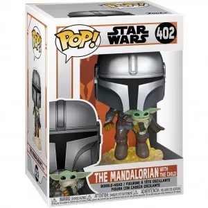فیگور اورجینال فانکو پاپ مندلورین با بیبی یودا (402) Funko Pop Mandalorian & Grogu