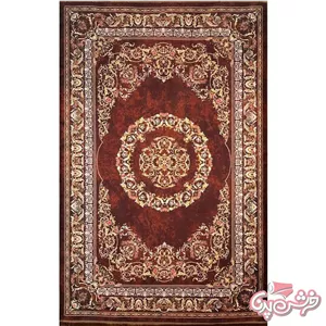 فرش ابریشم طرح دستبافت عروس نقشه فرانسوی کد 5022