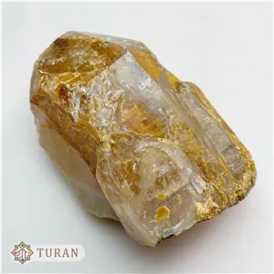 سنگ راف بلور کوارتز هماتوئیدی شفاف سایز بزرگ فوق کلکسیونی 554 گرم