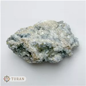 سنگ سلستین آبی طبیعی 857 گرم