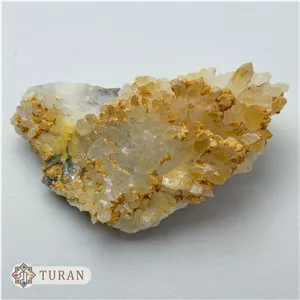 کلاستر کوارتز طبیعی با همرشدی دولومیت 273 گرم