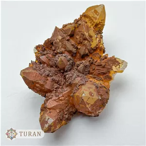 کلاستر کوارتز هماتوئیدی با همرشدی دولومیت 219 گرم