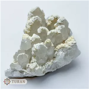 کلاستر کوارتز طبیعی با همرشدی دولومیت طبیعی و کلکسیونی 365 گرم