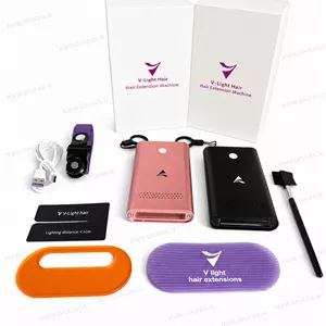 دستگاه اکستنشن تار به تار ویلایت V Light Hair Extension Machine (پک اقتصادی)