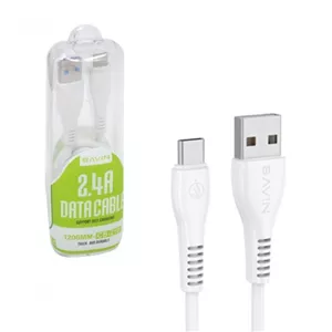 کابل شارژر تایپ سی باوین (bavin) طول 1.2 متر مدل CB-210